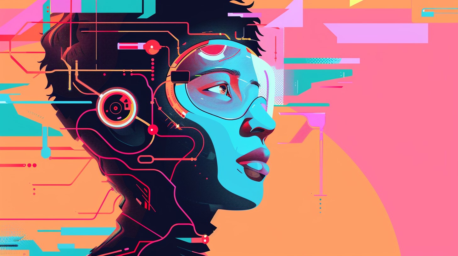 AI assisted job seeker. Illustration in the s 4e0926d8 595f 47e6 8a09 bda507006562 2